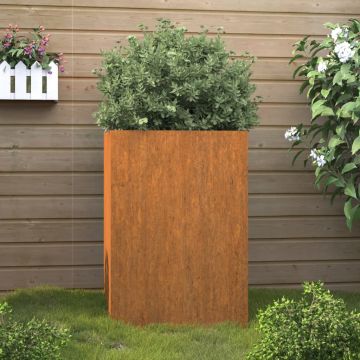 Gossi jardiniera, 42x38x75 cm, otel corten