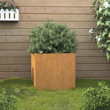 Gossi jardiniera, 42x40x39 cm, otel corten