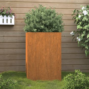 Gossi jardiniera, 52x48x75 cm, otel corten