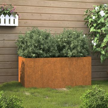 Gossi jardiniera, 62x40x39 cm, otel corten