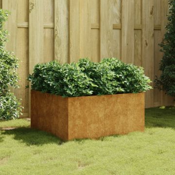 Gossi jardiniera, 80x80x40 cm, otel corten