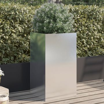 Gossi jardiniera, argintiu, 42x38x75 cm, otel inoxidabil