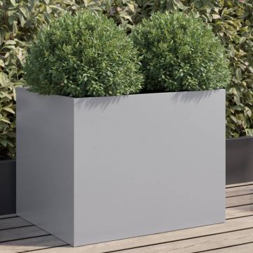 Gossi jardiniera, argintiu, 62x47x46 cm, otel galvanizat
