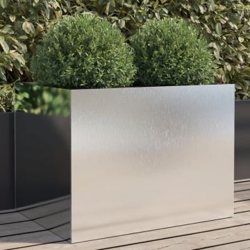 Gossi jardiniera, argintiu, 62x47x46 cm, otel inoxidabil