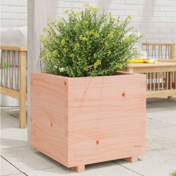 Gossi jardiniera de gradina, 50x50x49,5 cm, lemn masiv douglas