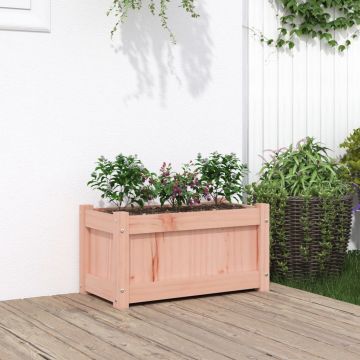 Gossi jardiniera de gradina, 60x31x31 cm, lemn masiv douglas