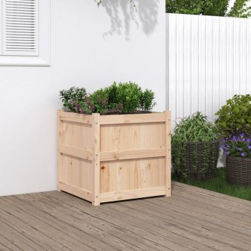Gossi jardiniera de gradina, 60x60x60 cm, lemn masiv de pin