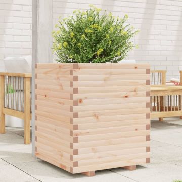 Gossi jardiniera de gradina, 60x60x72 cm, lemn masiv de pin