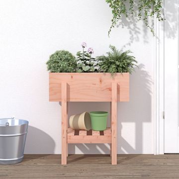 Gossi jardiniera de gradina, 62x30x69 cm, lemn masiv douglas