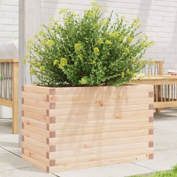Gossi jardiniera de gradina, 70x40x45,5 cm, lemn masiv de pin