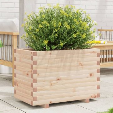 Gossi jardiniera de gradina, 70x40x49,5 cm, lemn masiv de pin
