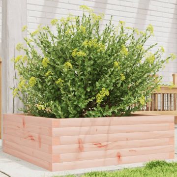 Gossi jardiniera de gradina, 70x70x23 cm, lemn masiv douglas