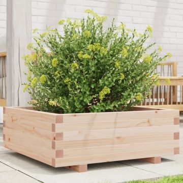 Gossi jardiniera de gradina, 70x70x26,5 cm, lemn masiv de pin