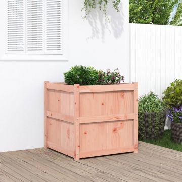 Gossi jardiniera de gradina, 70x70x70 cm, lemn masiv douglas