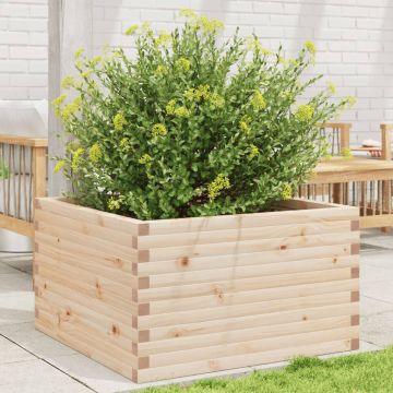 Gossi jardiniera de gradina, 80x80x46 cm, lemn masiv de pin