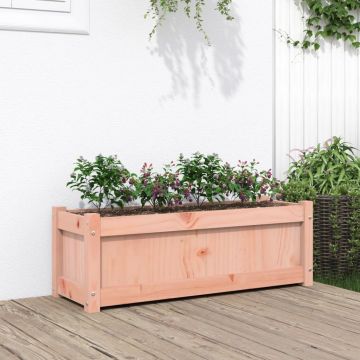 Gossi jardiniera de gradina, 90x31x31 cm, lemn masiv douglas