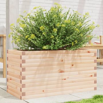 Gossi jardiniera de gradina, 90x40x45,5 cm, lemn masiv de pin