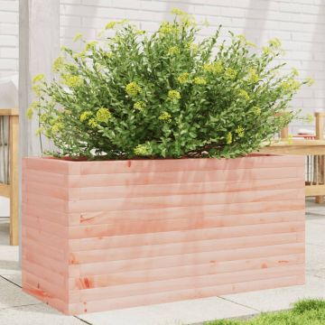 Gossi jardiniera de gradina, 90x40x45,5 cm, lemn masiv douglas