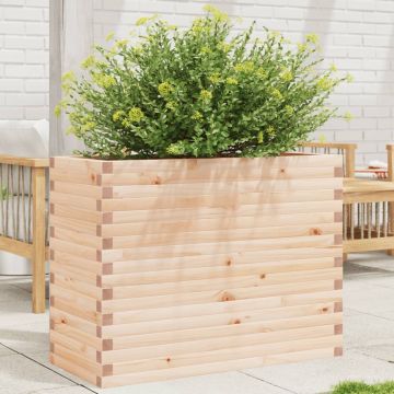 Gossi jardiniera de gradina, 90x40x68,5 cm, lemn masiv de pin