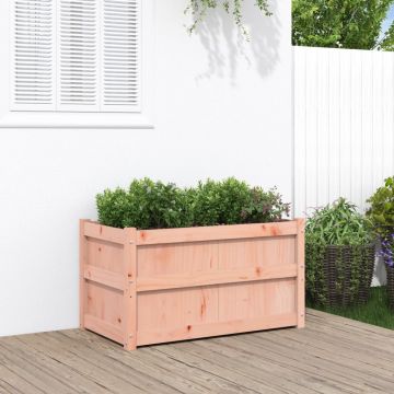 Gossi jardiniera de gradina, 90x50x50 cm, lemn masiv douglas