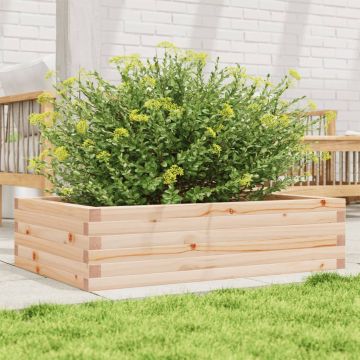 Gossi jardiniera de gradina, 90x60x23 cm, lemn masiv de pin