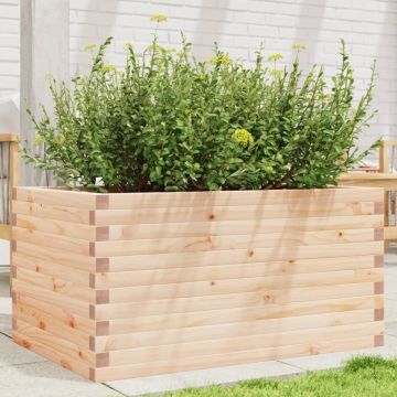 Gossi jardiniera de gradina, 90x60x45,5 cm, lemn masiv de pin