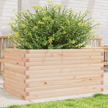 Gossi jardiniera de gradina, 90x60x46 cm, lemn masiv de pin