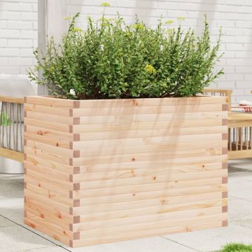 Gossi jardiniera de gradina, 90x60x68,5 cm, lemn masiv de pin