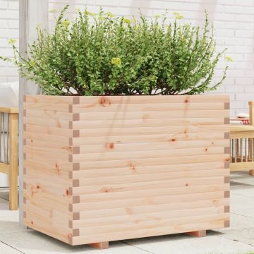Gossi jardiniera de gradina, 90x60x72,5 cm, lemn masiv de pin