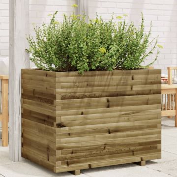 Gossi jardiniera de gradina, 90x60x72 cm, lemn de pin impregnat