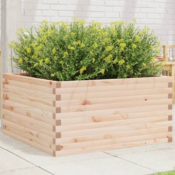 Gossi jardiniera de gradina, 90x90x46 cm, lemn masiv de pin