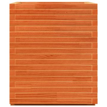 Gossi jardiniera gradina, maro ceruit, 90x60x72,5 cm, lemn masiv pin