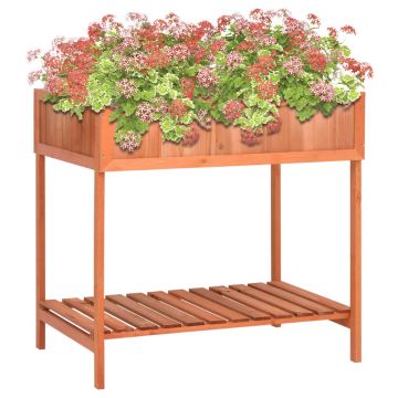 Gossi jardiniera plante aromatice, 80x60x80 cm, lemn masiv de brad