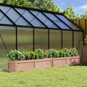 Gossi jardiniere de gradina, 2 buc., lemn masiv douglas