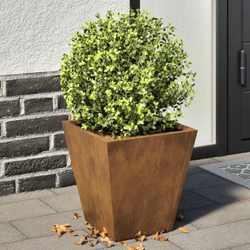 Gossi jardiniere gradina, 2 buc., 30x30x30 cm, otel corten
