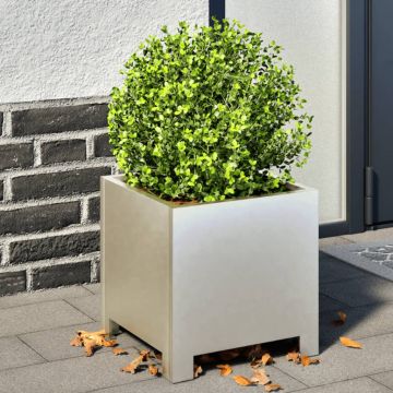 Gossi jardiniere gradina, 2 buc., 30x30x30 cm, otel inoxidabil