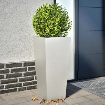 Gossi jardiniere gradina, 2 buc., 35x35x75 cm, otel inoxidabil