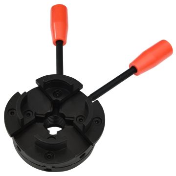 Gossi mandrina pentru lemn, cu 4 falci, conexiune m33, 100 mm, otel