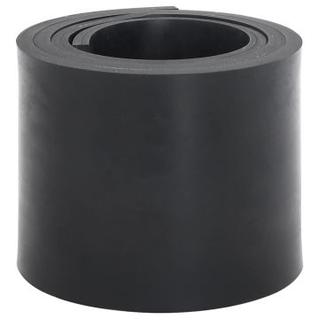 Gossi margine de cauciuc pentru plug de zapada negru 200x15x1 cm