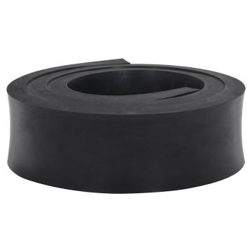 Gossi margine de cauciuc pentru plug de zapada negru 200x8x2 cm