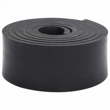 Gossi margine de cauciuc pentru plug de zapada negru 250x10x1 cm