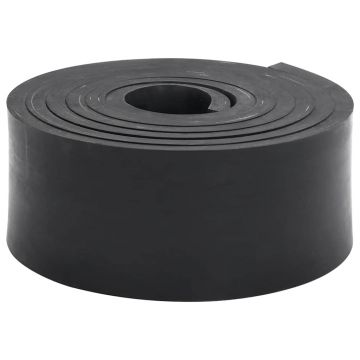 Gossi margine de cauciuc pentru plug de zapada negru 250x8x1 cm