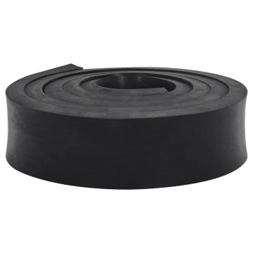 Gossi margine de cauciuc pentru plug de zapada negru 300x10x2 cm
