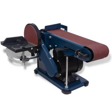 Gossi masina de slefuit cu banda si disc, 375 w