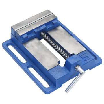 Gossi menghina pentru presa de frezat, albastru, 121 mm, fonta