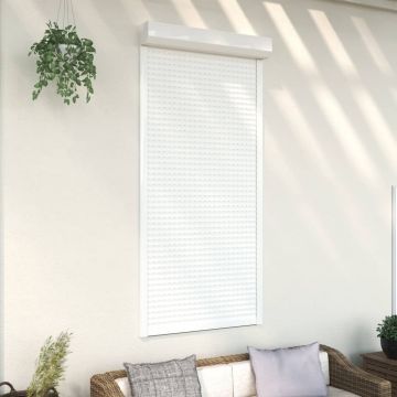 Gossi oblon rulant, alb, 100 x 210 cm, aluminiu
