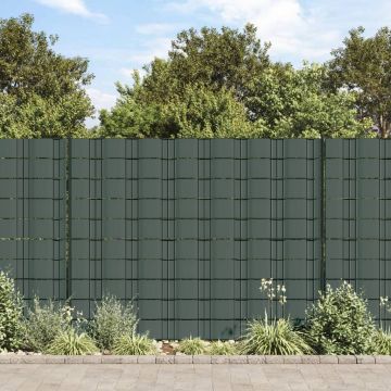Gossi panou de intimitate gradina, verde, 70 x 0,19 m, pvc