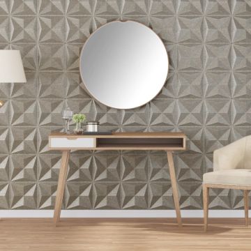 Gossi panouri de perete 12 buc. beton 50x50 cm xps 3 m2 origami