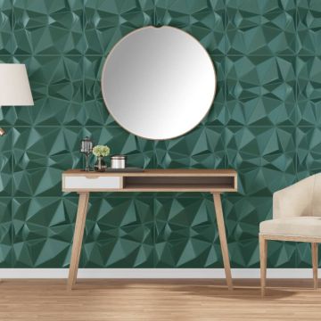 Gossi panouri de perete 12 buc. verde 50x50 cm xps 3 m2 diamant