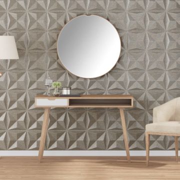 Gossi panouri de perete 24 buc. beton 50x50 cm xps 6 m2 origami